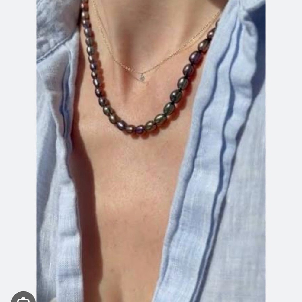 Catbird Black Swan Pearl Necklace